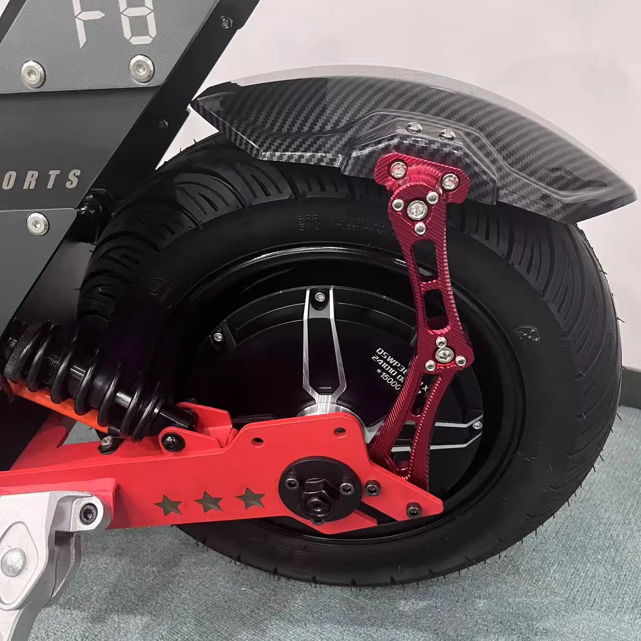 Best Selling 80MPH 90MPH Fast Electric Scooter 72V 15000W QS Racing Motor Votol 180A Controller F8 E Scooters with Damper Ai-TechWorld 