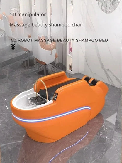 Professional Shampoo Chair Wash Hair Salon Head Spa Bed Shampoo Chair Stylist Luxury Electronic Massage Full Cadeiras Furniture Ai-TechWorld 