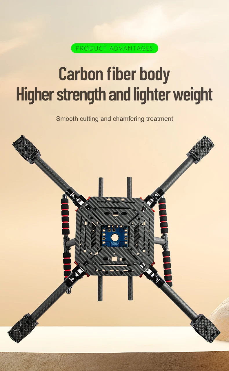 LX450 450mm full Carbon fiber Quadcopter Frame Umbrella shaped folding FPV Quad with Carbon Fiber Landing Skid F450 drone frame Ai-TechWorld 