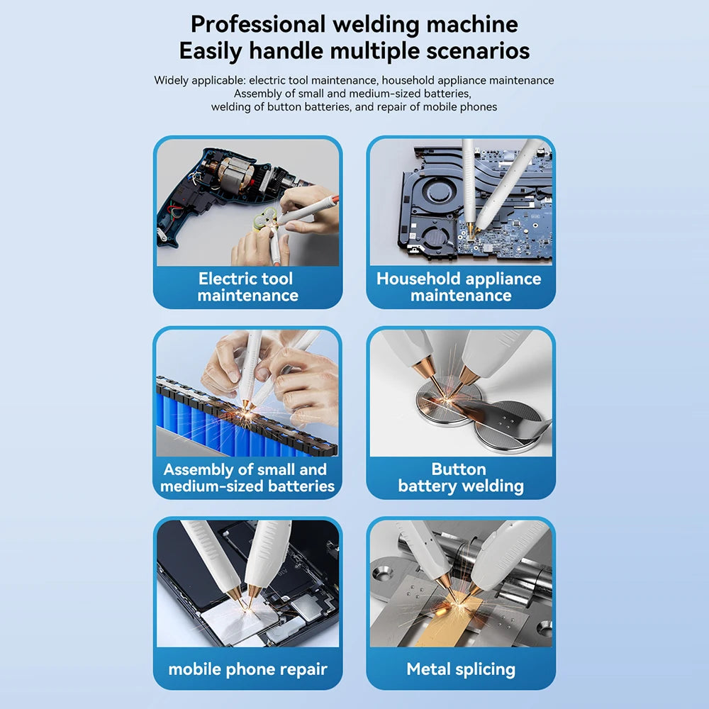 AWithZ UF20B Spot Welder Super Farad Capacitor Spot Welding Machine 18650 Lithium Battery DIY Nickel Sheet Welding Machine EU Ai-TechWorld 