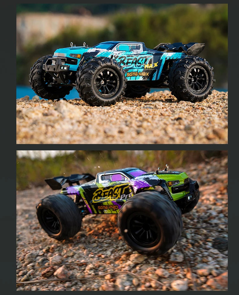 SG116 MAX 1:16 High Speed Drift Racing Car 80KM/H Brushless Motor 4WD SG316 MAX RC Off Road Car Monster Trucks Toy For Kids Gift Ai-TechWorld 