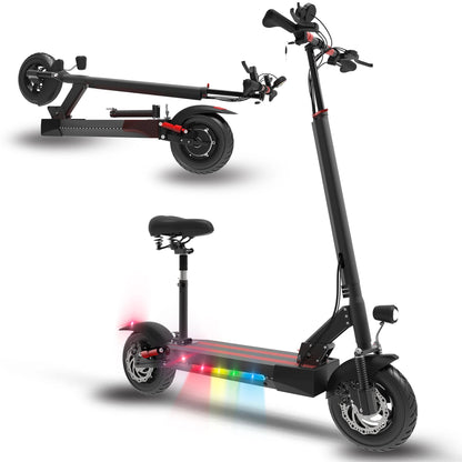 48-72V Electric Scooter for Adults 90KM/H 10-11''Tubeless Off Road Tire Hydraulic / SpringSuspension Foldable Escooter with Seat Ai-TechWorld 