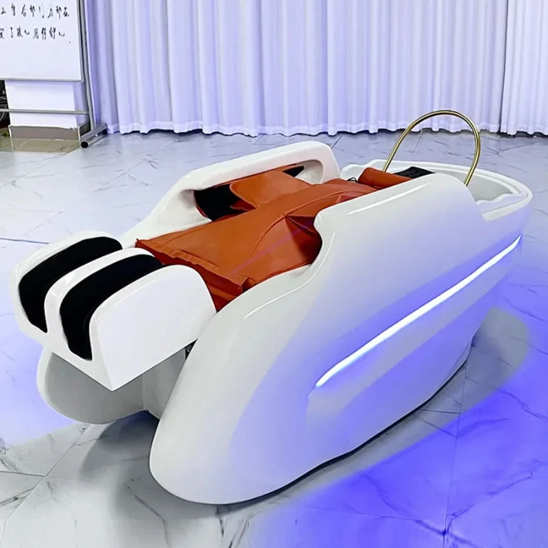 Professional Shampoo Chair Wash Hair Salon Head Spa Bed Shampoo Chair Stylist Luxury Electronic Massage Full Cadeiras Furniture Ai-TechWorld 