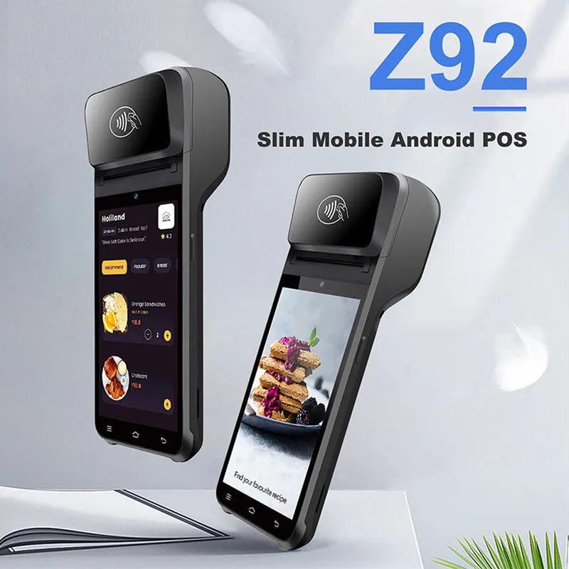 Z92 Android 13 Handheld Terminal POS Printer Portable 58mm Thermal Receipt Printer 4G Bluetooth NFC Ticket Bill POS PDA Ai-TechWorld 