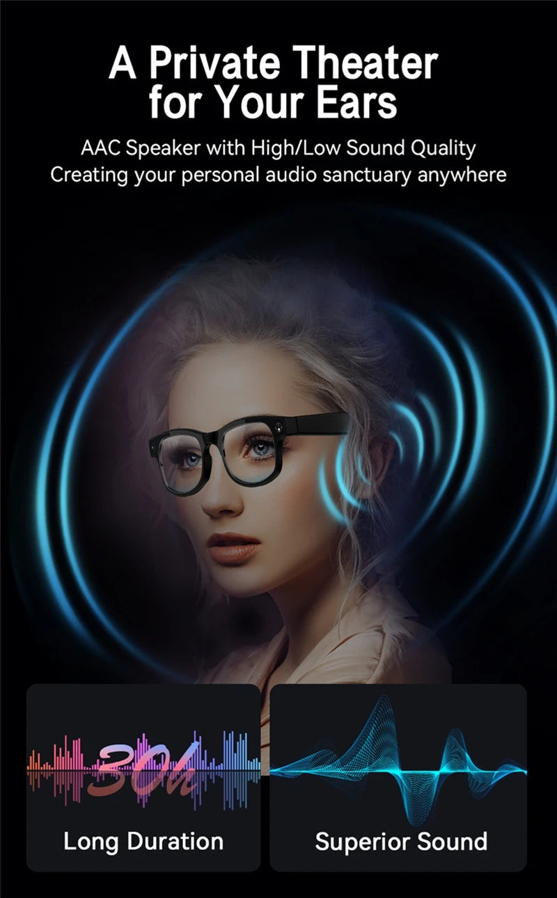 Xiaomi Smart Glasses AI 8K HD Recording Videos Photo Recognition Answer Translation Music Player Multifunction Anti-UV Lenses Ai-TechWorld 