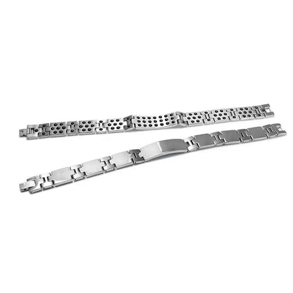 Pure Titanium Hematite Therapy Bracelet Tungsten Ceramic Blood Pressure Slimming Bracelet Weight Loss Bracelet Ai-TechWorld 