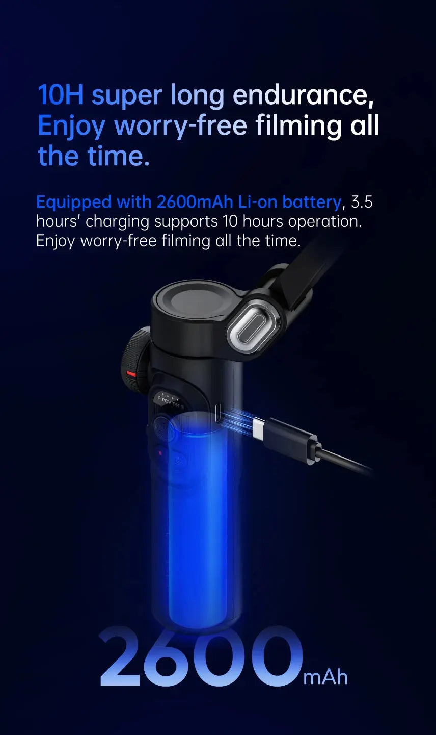 AOCHUAN Smart XE 3-Axis Handheld Gimbal Stabilizer for Smartphone iPhone Android Face Tracking Tiktok Vlog Live Streaming Ai-TechWorld 