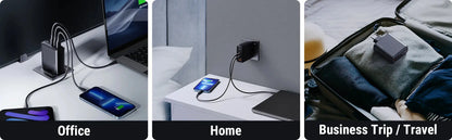 VOLTME GaN Charger 140W USB Type C PD3.1 Fast Charge For Macbook pro 16″ Quick Charge 5.0 Phone Charger For iPhone 15 Pro Max Ai-TechWorld 