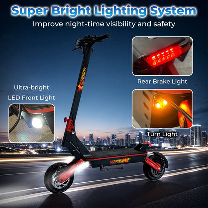 Electric Scooter for Adults, 1200WMotor Fast E Scooter, 11" Off-Road Tires, Up to 28 MPH Top Speed & 20 Miles Long Range, Dual B Ai-TechWorld 