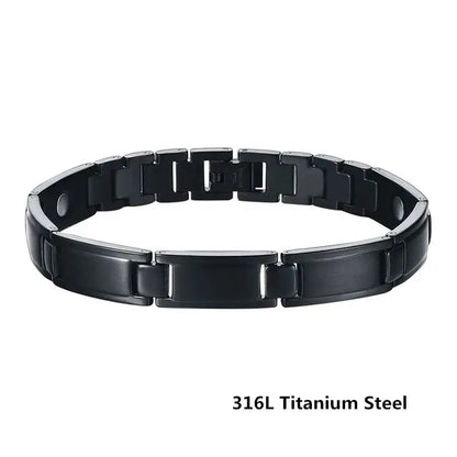 Pure Titanium Hematite Therapy Bracelet Tungsten Ceramic Blood Pressure Slimming Bracelet Weight Loss Bracelet Ai-TechWorld 