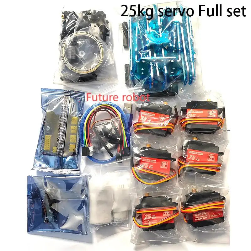 6 Dof Robot Arm Clamp Claw APP RC Control Metal Mechanical Robotics with Digital Servos for Arduino DIY Kit Programmable Robot Ai-TechWorld 