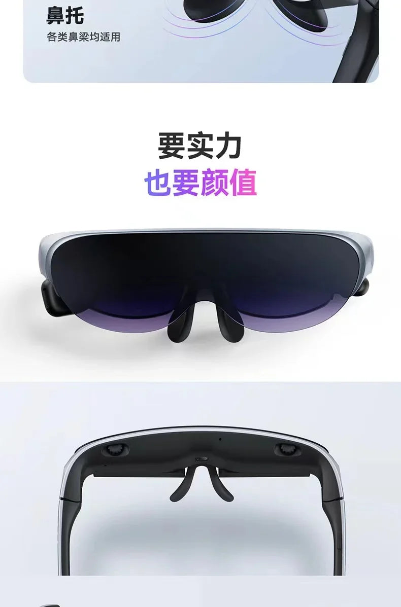 Rokid Air AR Smart Glasses 120" Screen with 1080P OLED Dual Display 43°FoV 55PPD Foldable Home Game Viewing Device Ai-TechWorld 