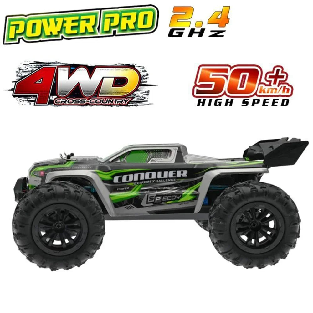 WLtoys 1:16 Scale Large RC Car 50km/h High Speed 4WD Children Toy for Boys Remote Control Car 2.4G Off Road Monster Truck RC Toy Ai-TechWorld 