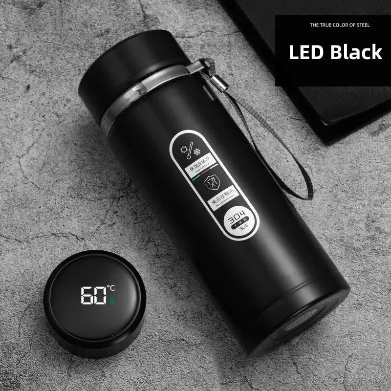1Liter Stainless Steel Thermos Bottle with LED Temperature Vacuum Flask Ai-TechWorld 