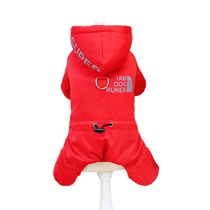 Thicken Warm Dog Jumpsuit Winter Pet Dogs Clothes for Chihuahua Coat Waterproof Hoodie Puppy Overalls Poodle Jacket Pet Apparel Ai-TechWorld 