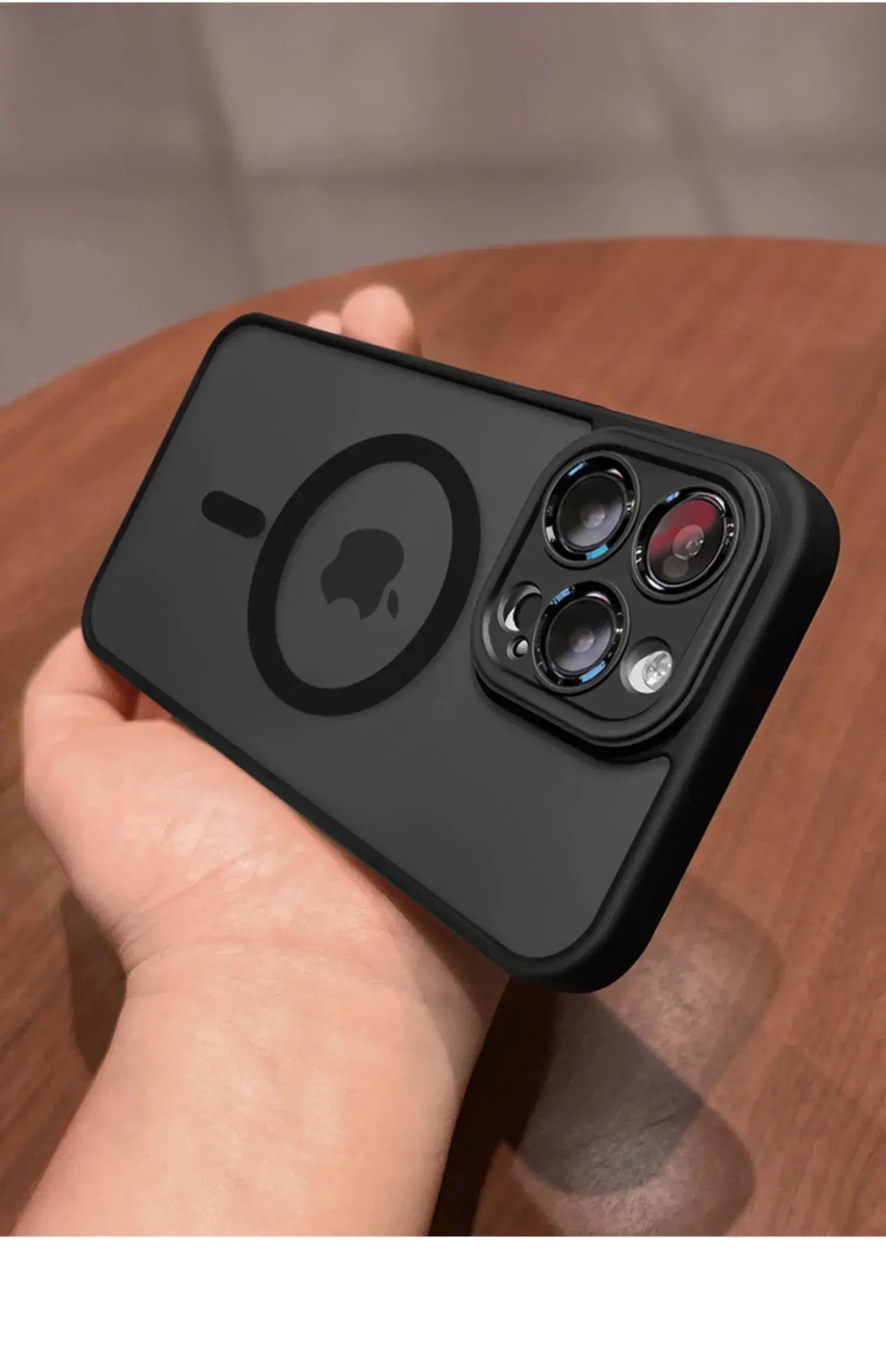 Magnetic Luxury Matte Translucent Armor Shockproof Case For iPhone Ai-TechWorld 
