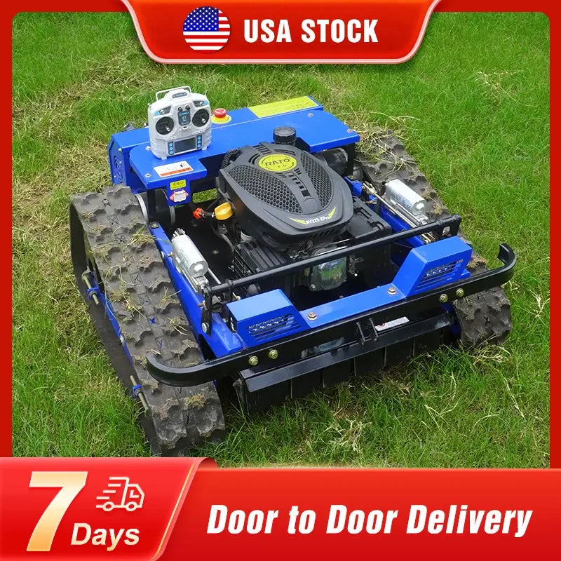 Remote Control Lawn Mower Crawler 7.5HP Tracked Radio Controlled - Ai-TechWorld