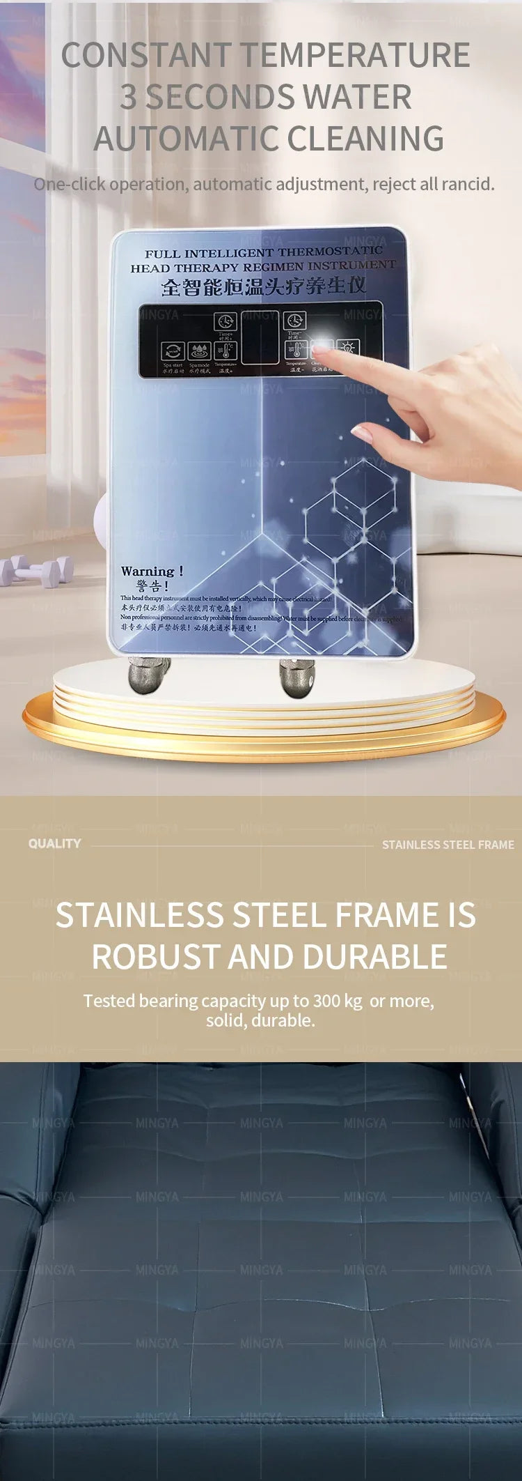 Factory Custom Made Hair Washing Bed for Hair Salon, Head Spa, Pedicure, Foot Massage, Hair Washing Chair. Ai-TechWorld 