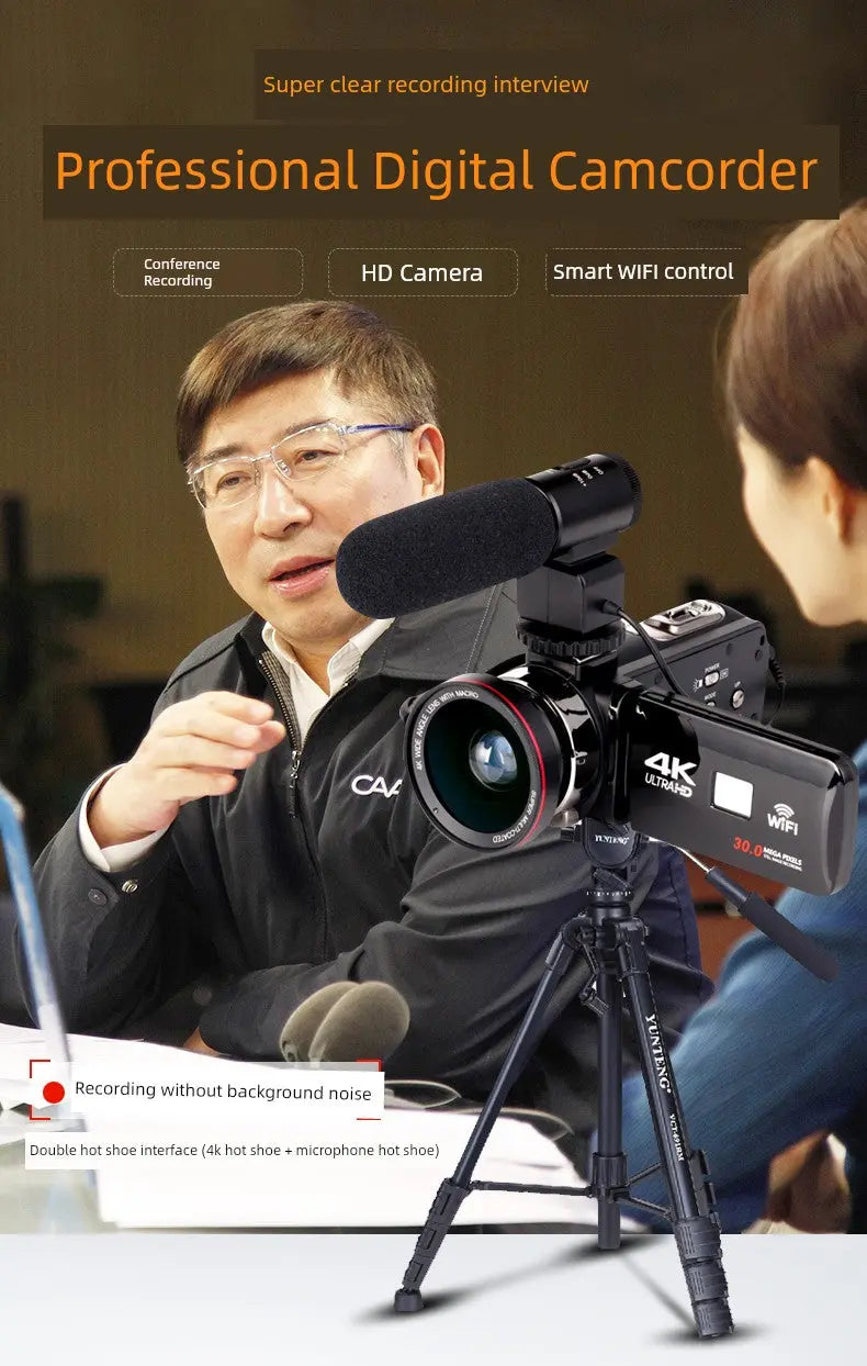 4K HD Digital Camera Infrared Home Video Professional Photography WiFi Wedding Fast Hand Joke Action Sports Camera with WiFi Ai-TechWorld 