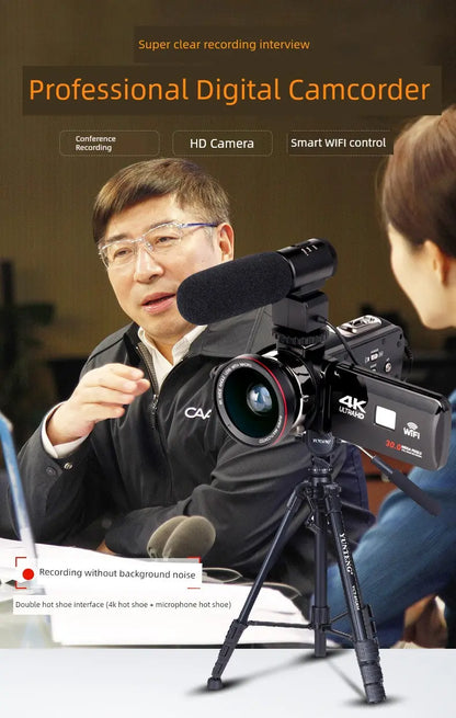 4K HD Digital Camera Infrared Home Video Professional Photography WiFi Wedding Fast Hand Joke Action Sports Camera with WiFi Ai-TechWorld 