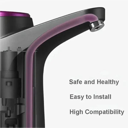 Portable 5-Gallon Water Dispenser with USB Charging Automatic Electric Pump for Home Office Outdoor Use Ai-TechWorld 