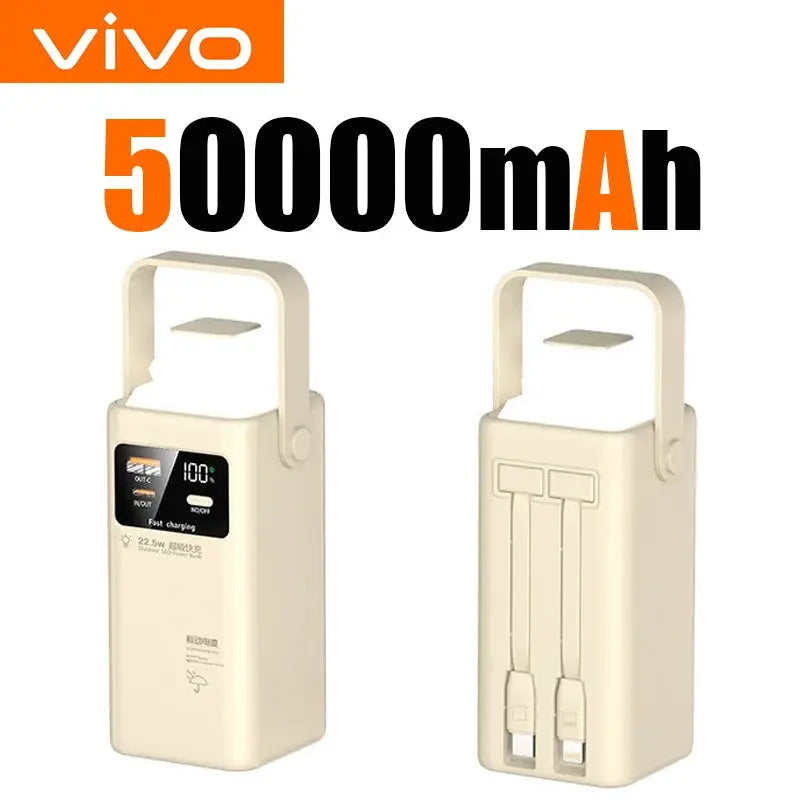 VIVO 80000mAh Power Bank Large Capacity Portable Outdoor Emergency Ai-TechWorld 