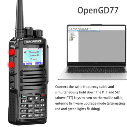 Baofeng 1701 Upgrade DM-1702 Openg GD77 GPS Dual Mode Analog And Digital Walkie Talkie Tier 1+2 Dual Time Slot VHF 136-174 UHF 4 Ai-TechWorld 