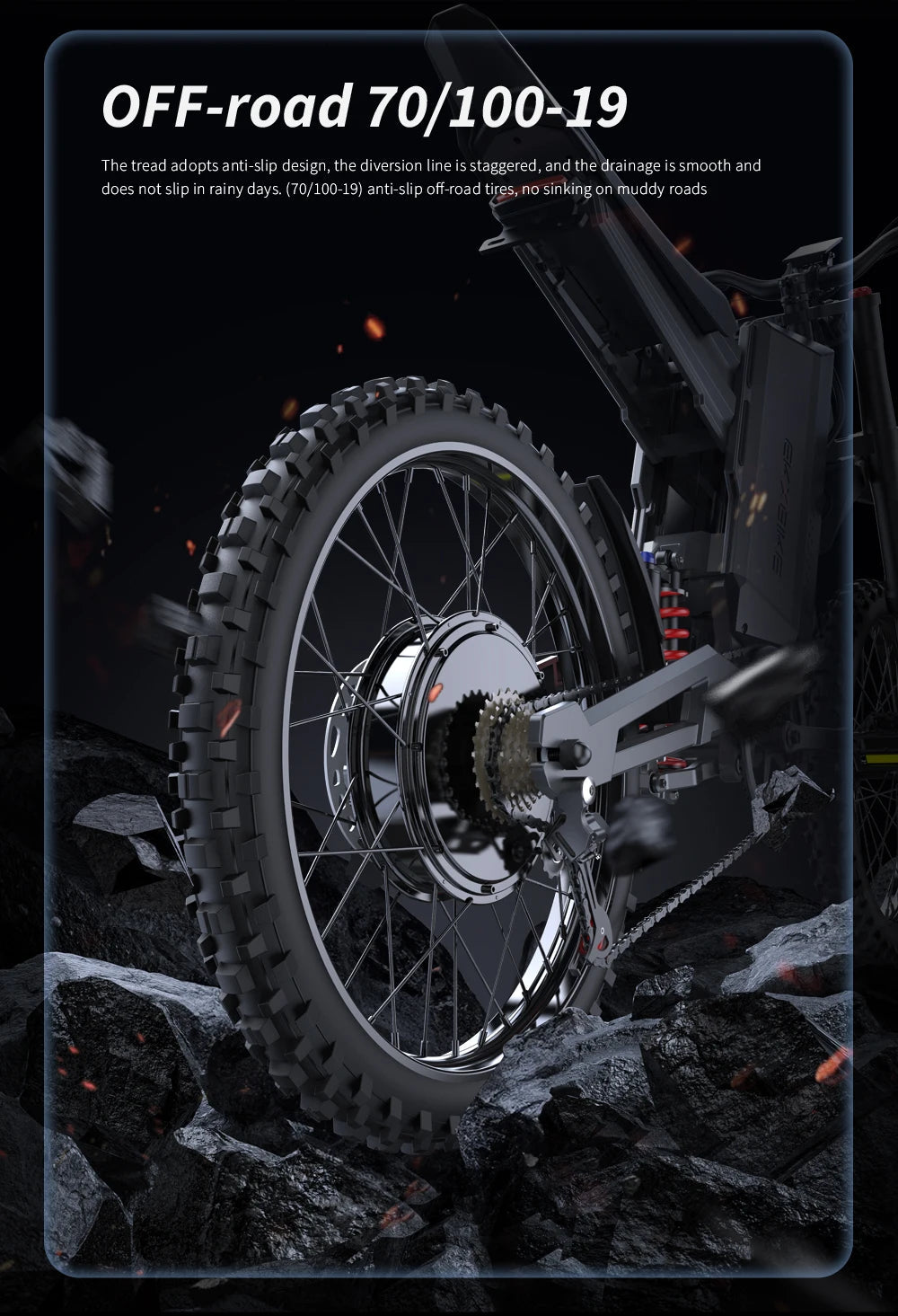 EKXBIKE GTS Electric Motorcycle for Adults 8000W Peak Electric Dirt Bike for Adults with 72V 30AH Battery Ai-TechWorld 