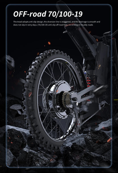 EKXBIKE GTS Electric Motorcycle for Adults 8000W Peak Electric Dirt Bike for Adults with 72V 30AH Battery Ai-TechWorld 