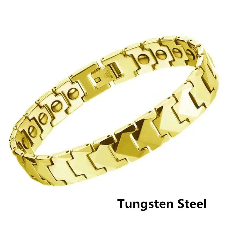 Pure Titanium Hematite Therapy Bracelet Tungsten Ceramic Blood Pressure Slimming Bracelet Weight Loss Bracelet Ai-TechWorld 