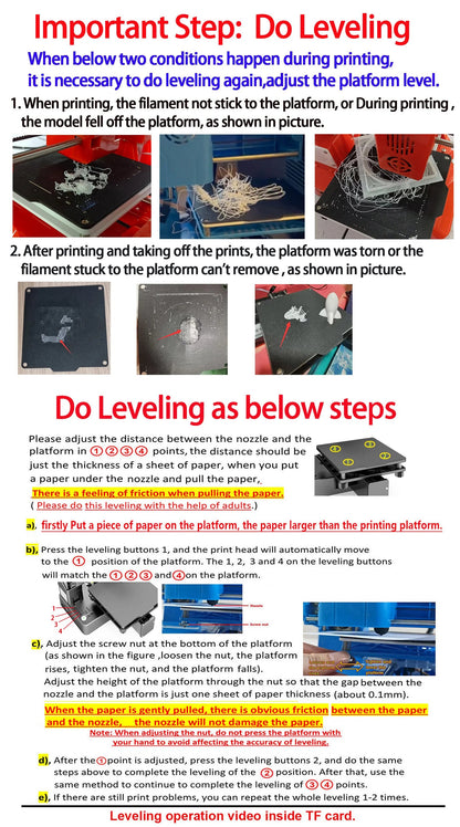 EasyThreed 3D Printer  Entry Level  Compatible with PLA TPU 1.75mm Filament  include Power Adaptor. Ai-TechWorld 
