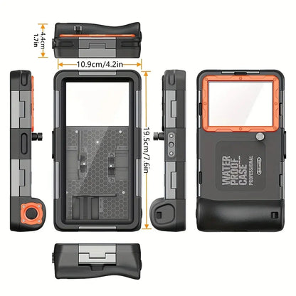 Waterproof Phone Case Holsters & 15m Diving 50ft Swimming Premium Protective Housing Ai-TechWorld 