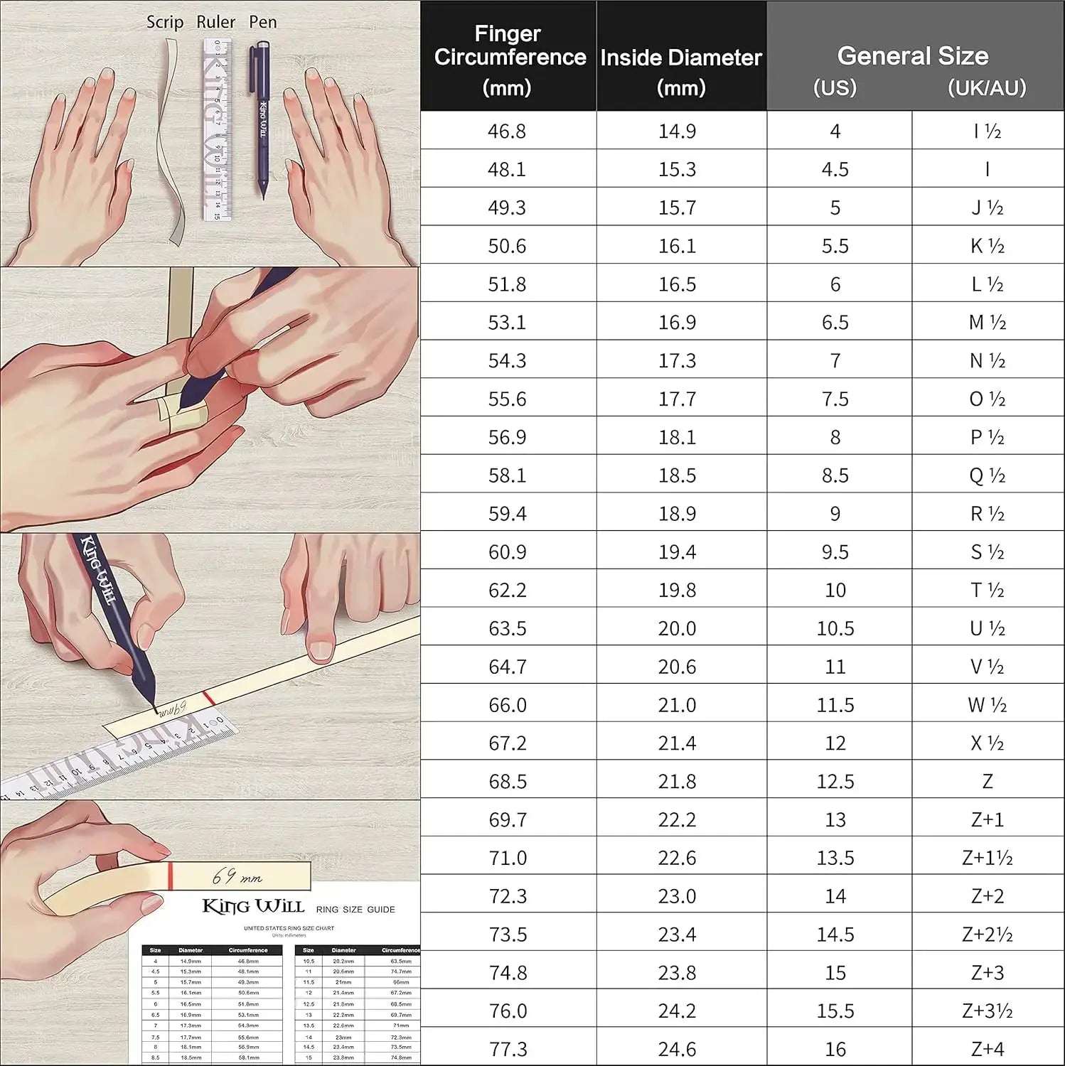 Tungsten Steel Ring Rhombus Luxury Simple Fashion Tungsten Ring Couples Ring Ai-TechWorld 
