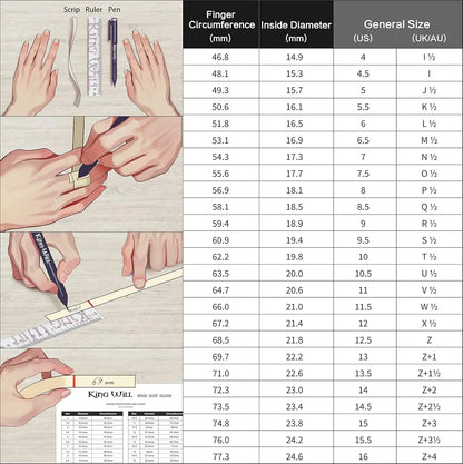 Tungsten Steel Ring Rhombus Luxury Simple Fashion Tungsten Ring Couples Ring Ai-TechWorld 