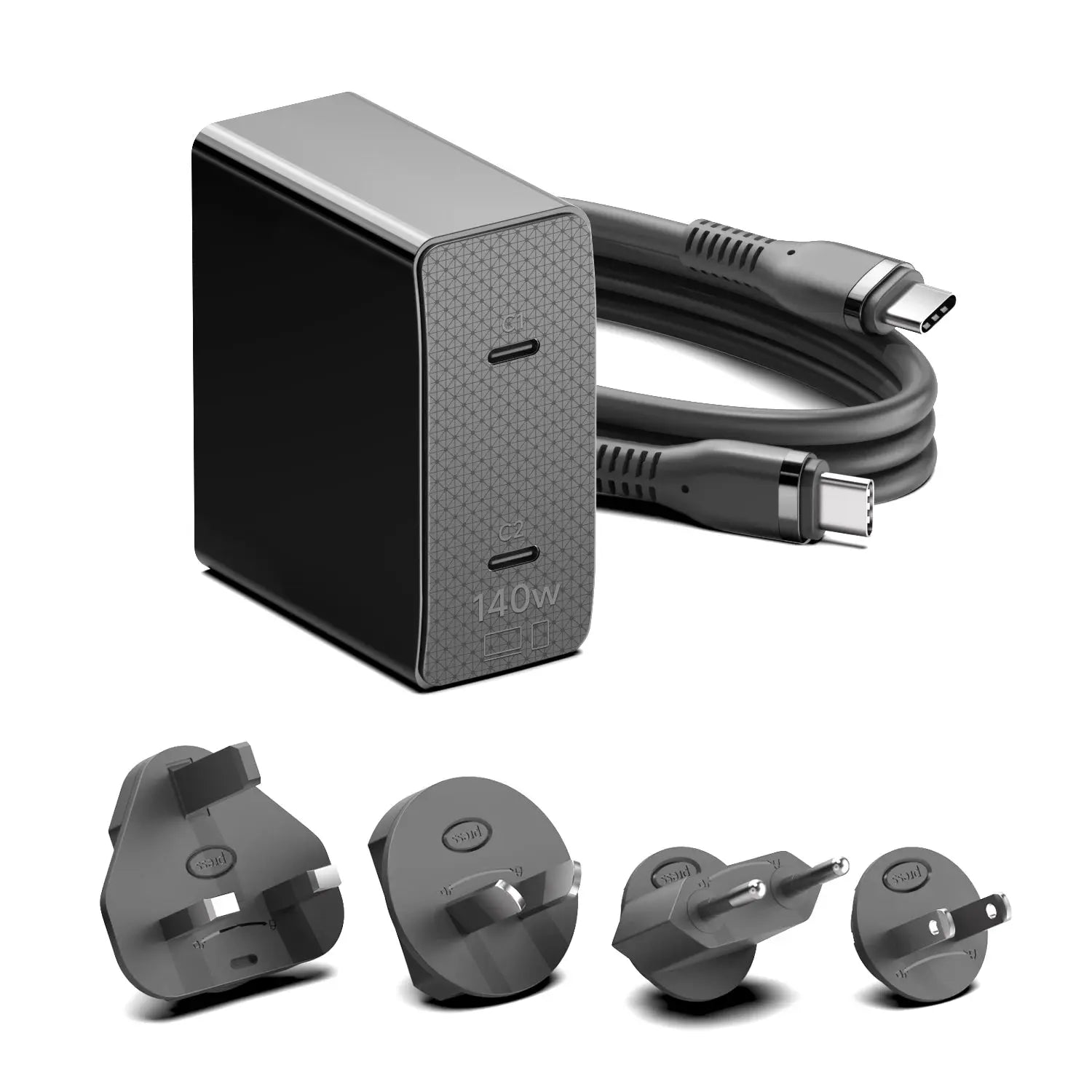 28V 5A 140W 100W GaN Charger 2-port Power USB C Type C PD3.1 Fast Charge for Macbook Laptop Quick Charge 3.0 Phone Wall Charger Ai-TechWorld 
