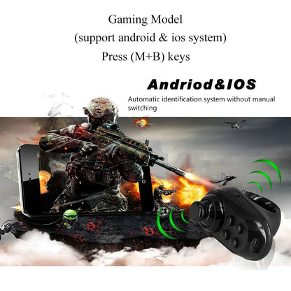 Wireless Bluetooth Gaming Finger Mouse Remote Control Handle Adapter Gaming Mause Pages Function Tablet Mobile Phone Android Ai-TechWorld 