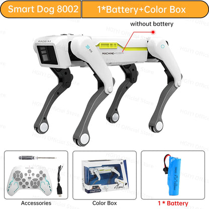Teeggi Electric RC Intelligent Robot Dog with Clip Multifunction RC Mechanical Dog Educational Toy Bionic Smart Robot Toy Gift Ai-TechWorld 