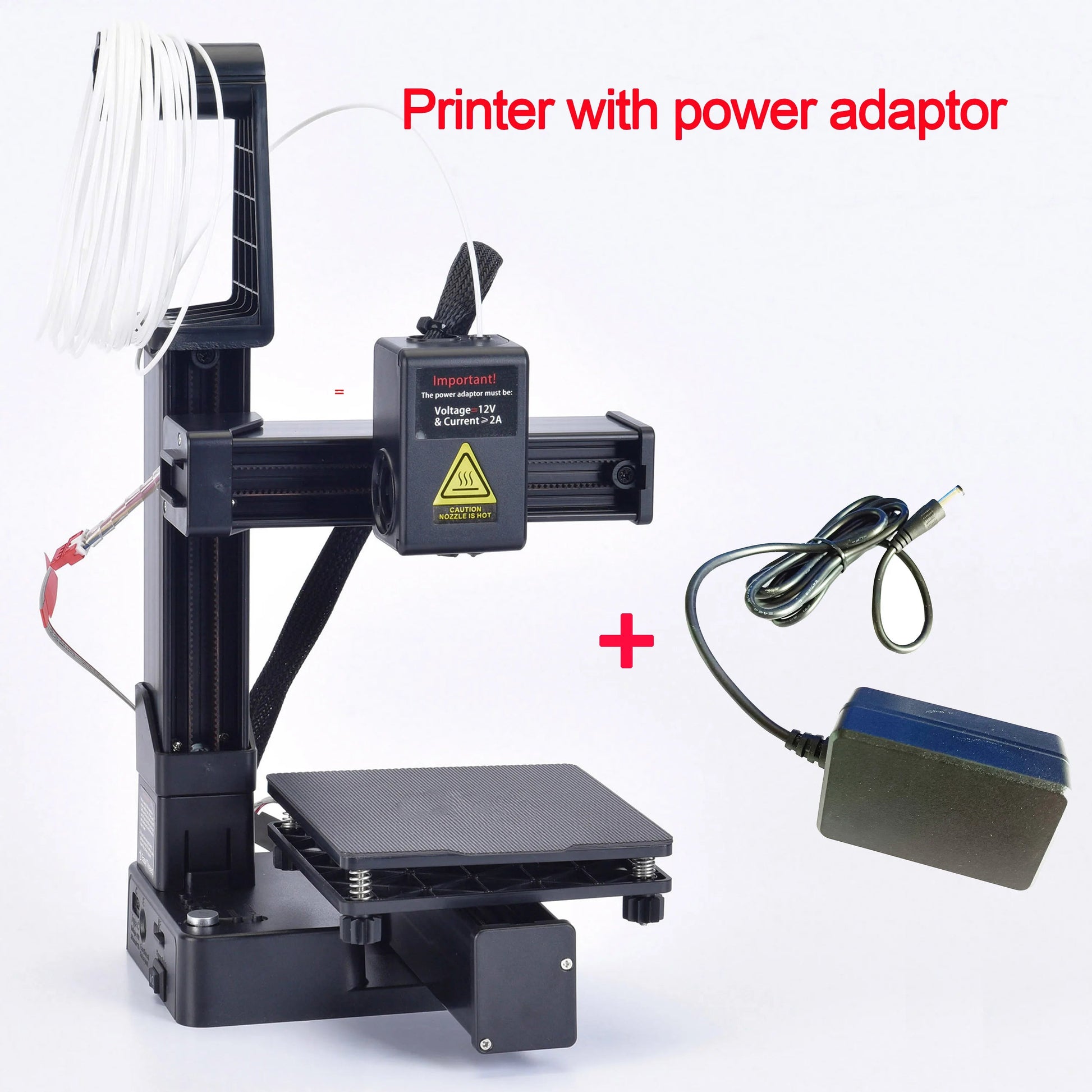 EasyThreed 3D Printer  Entry Level  Compatible with PLA TPU 1.75mm Filament  include Power Adaptor. Ai-TechWorld 
