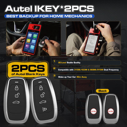 Autel MaxiIM KM100 Advanced One-Minute Key Generation Tool IMMO Key programming Key Renewal and Transponder Editing PK IM508S Ai-TechWorld 
