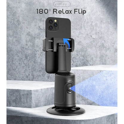 360-degree Follow-up Gimbal Stabilizer Smart Ai Face Recognition Mobile Phone Selfie Stick Tracking Gimbal Ai-TechWorld 