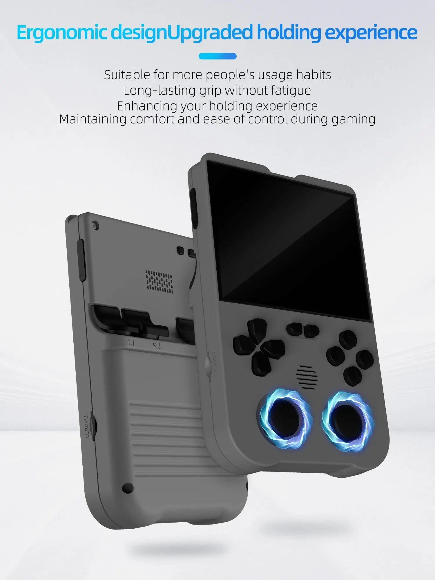 Ampown XU10 Handheld Game Console 3.5" IPS Screen 3000mAh Battery Linux System Built-in Retro Games Portable Video Game Console Ai-TechWorld 