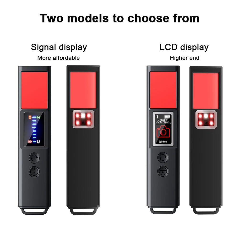 New signal detector anti-peeping camera viewfinder anti-peeping infrared scanner signal source anti-lost sound and light alarm Ai-TechWorld 