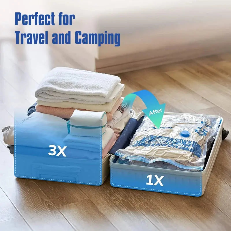 Vacuum compression bag electric pump suction pump Mini Vacuum Sealer Machine Space Saver for Clothes Food Organizer Ai-TechWorld 