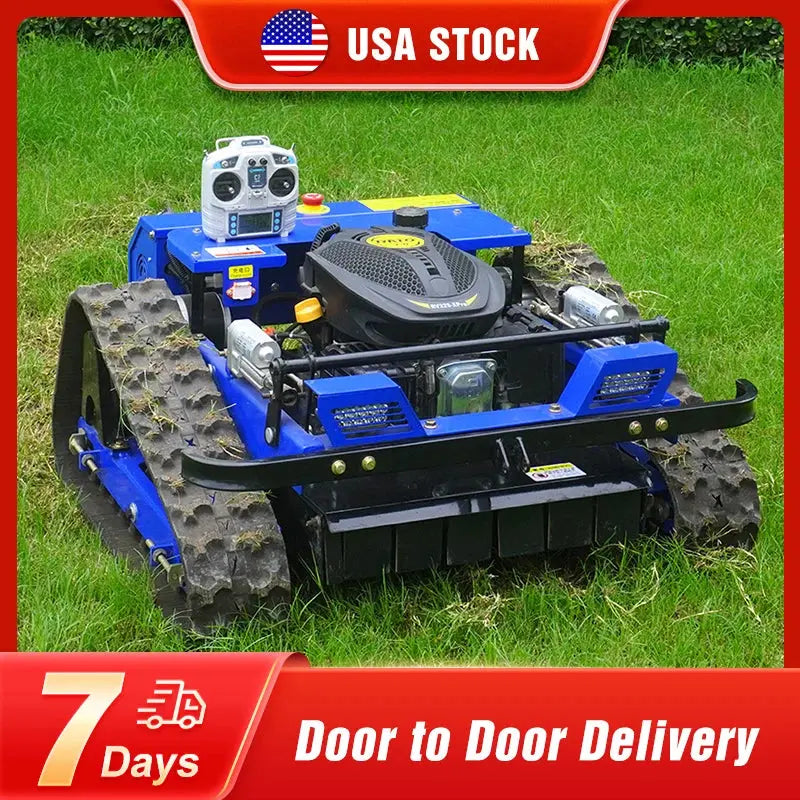 Remote Control Lawn Mower Crawler 7.5HP Tracked Radio Controlled - Ai-TechWorld