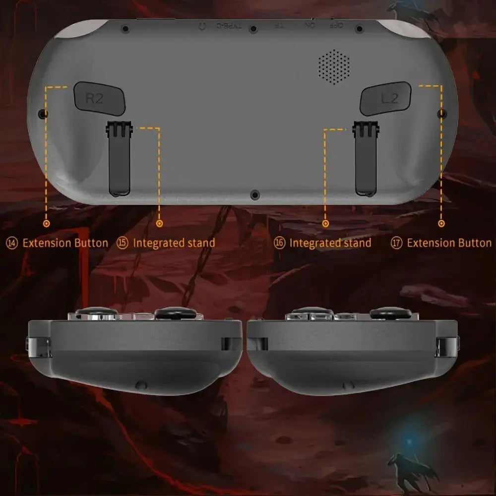 WUDS SF3000 Retro Handheld Game Console, 4.5 Inch IPS Screen Games Machine, Wireless Mini Portable Game Player Ai-TechWorld 