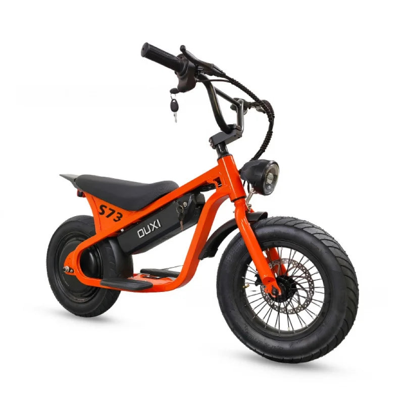 Children's electric pedal bicycle, 350W 36V brushless motor + 10.4ah energy-saving battery, trendy motorcycle for teenagers Ai-TechWorld 
