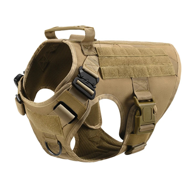 Tactical Military Vest Pet German Shepherd Golden Retriever Tactical  Training Dog Harness and Leash Set For All Breeds Dogs Ai-TechWorld 