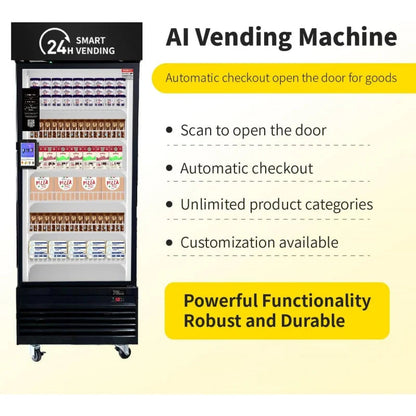 HAHA Smart Vending Freezer POS NFC Temperature Range -8F to 50F for Ice Cream And Drinks(550) Ai-TechWorld 