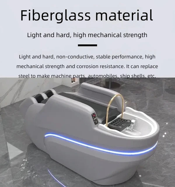 Professional Shampoo Chair Wash Hair Salon Head Spa Bed Shampoo Chair Stylist Luxury Electronic Massage Full Cadeiras Furniture Ai-TechWorld 