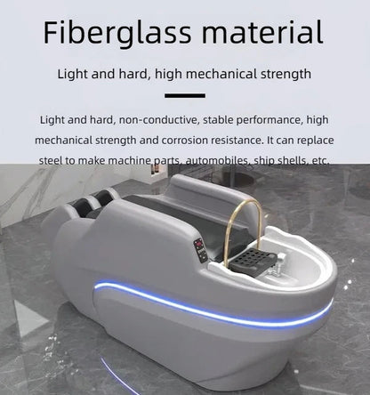 Professional Shampoo Chair Wash Hair Salon Head Spa Bed Shampoo Chair Stylist Luxury Electronic Massage Full Cadeiras Furniture Ai-TechWorld 